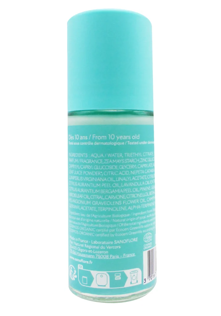dos sanoflore dodorant fraicheur mentha