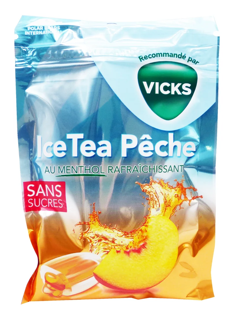 ice tea peche sans sucres vicks