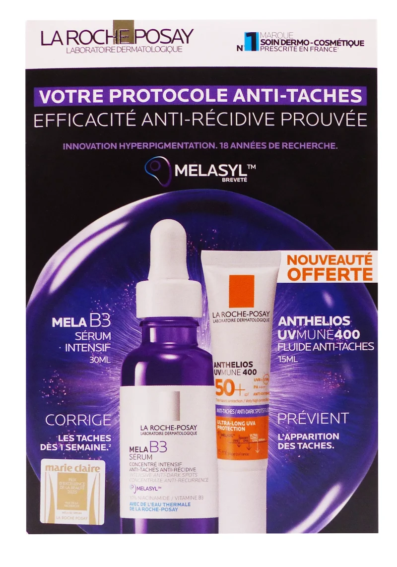 la roche posay protocole anti taches