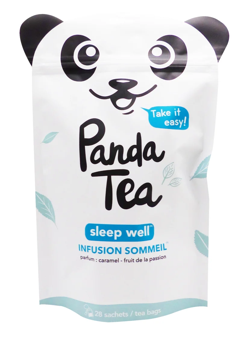 panda tea infusion sommeil caramel-fruit de la passion 28 sachets