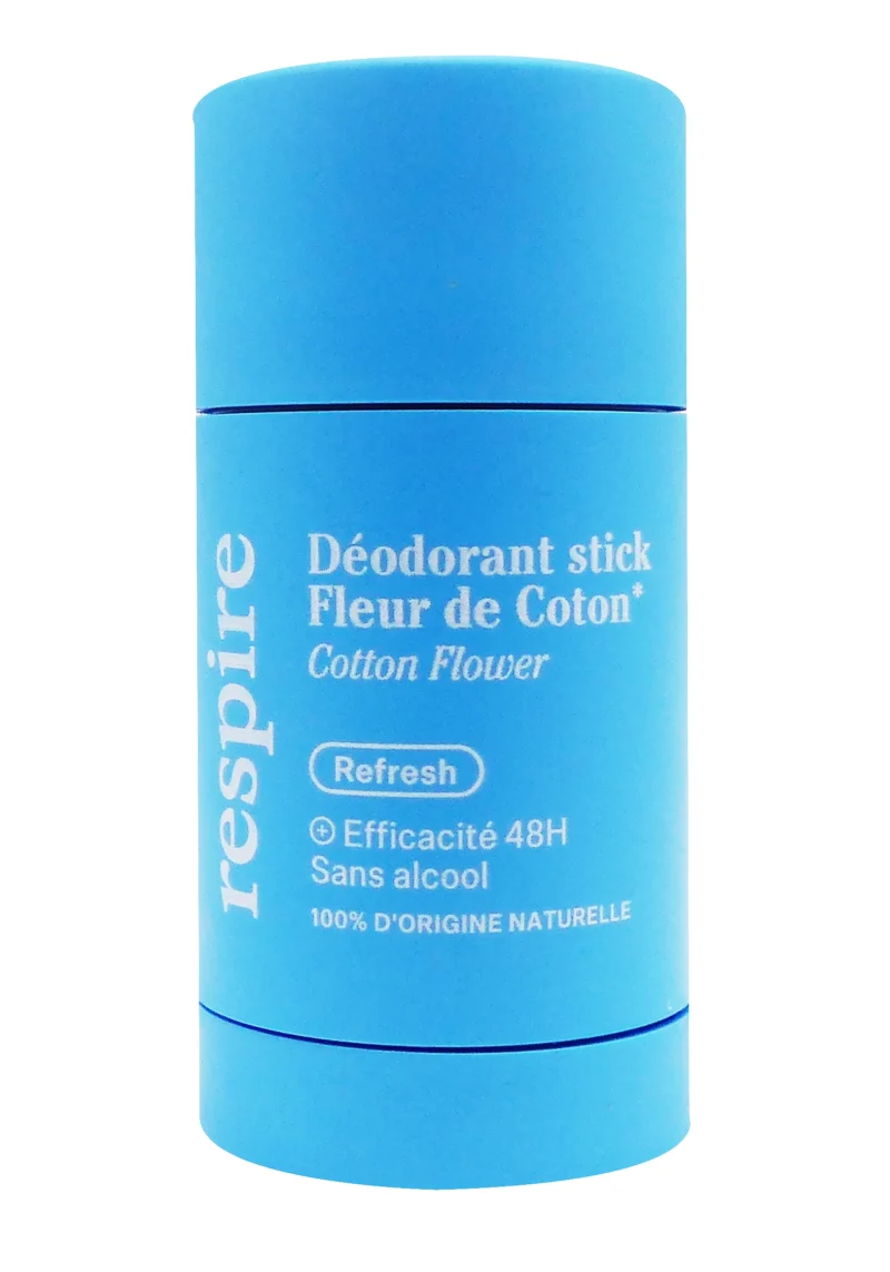 RESPIRE DEO STICK FLEUR DE COTON 20G 5 respire déodorant stick fleur de coton