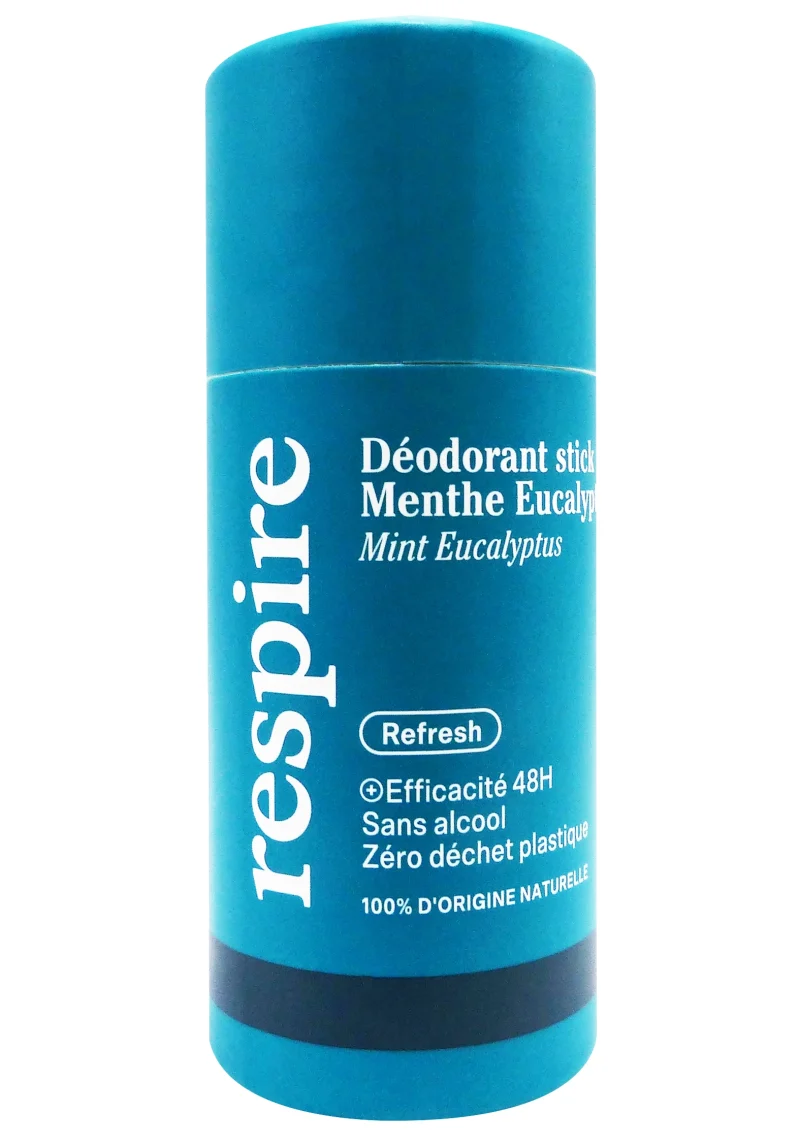 respire déodorant stick menthe eucalyptus