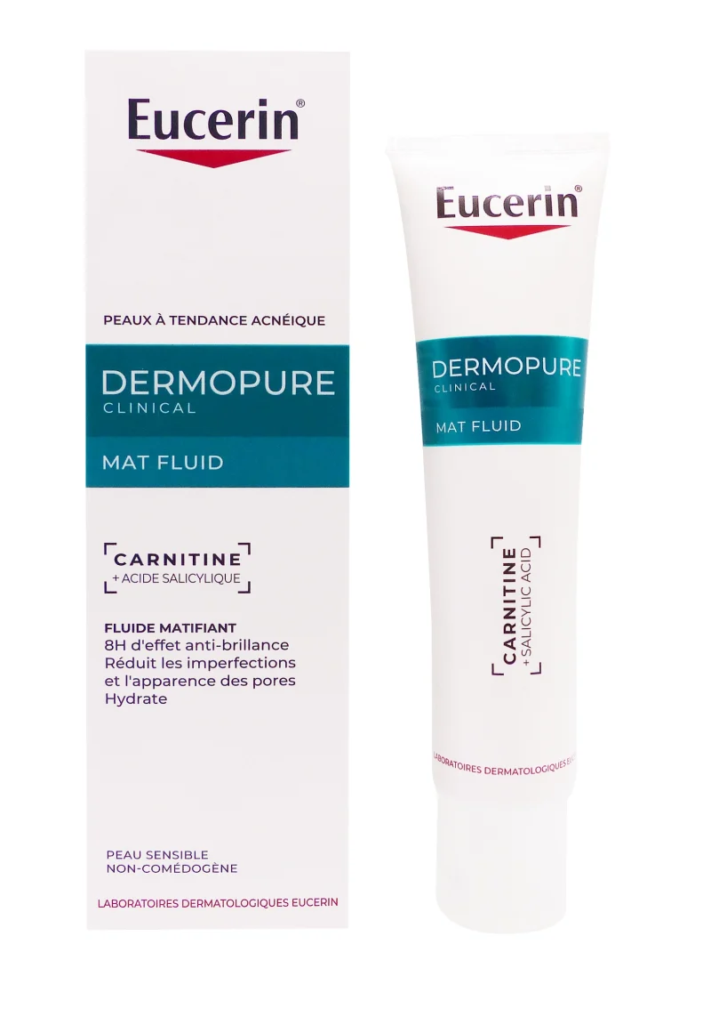 EUCERIN DERMOPURE CLINICAL FLUIDE MATIFIANT 40ML 2 dermopure fluid mat