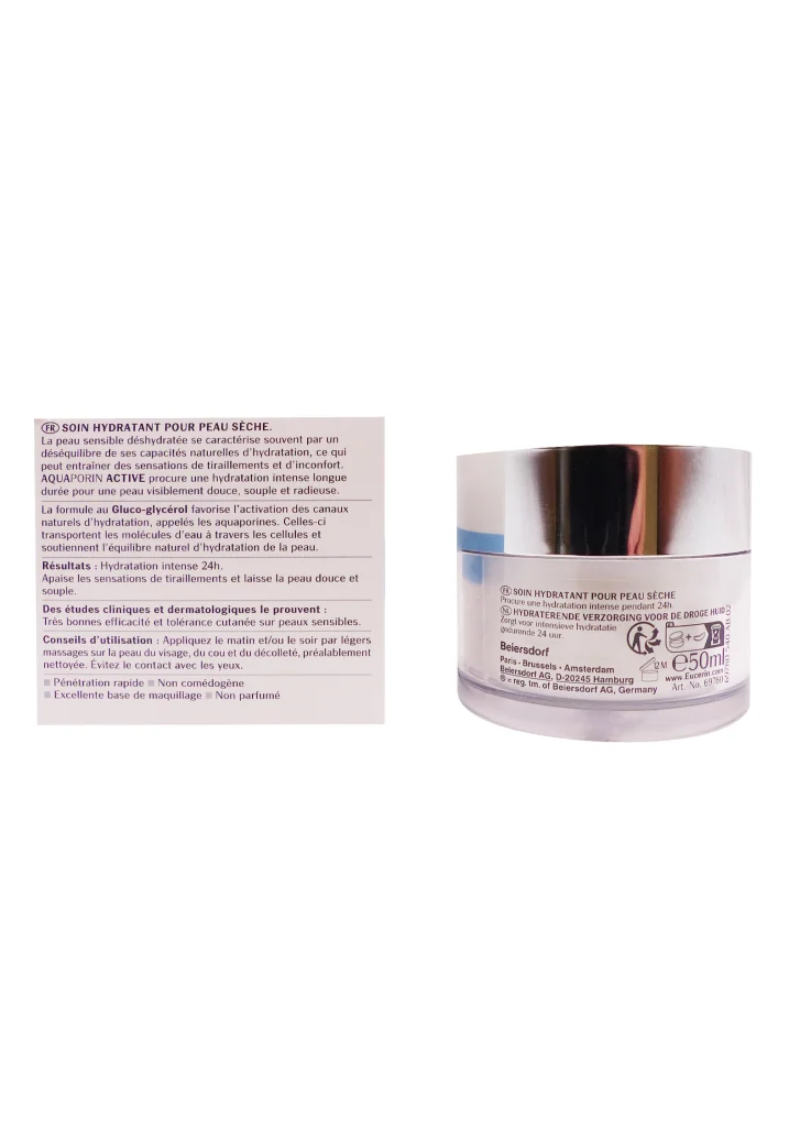 dos eucerin soin hydratant
