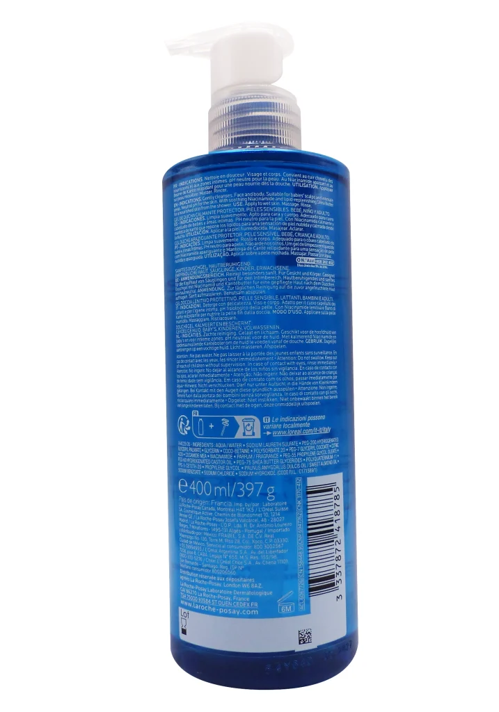 dos lipikar gel lavant 400 ml
