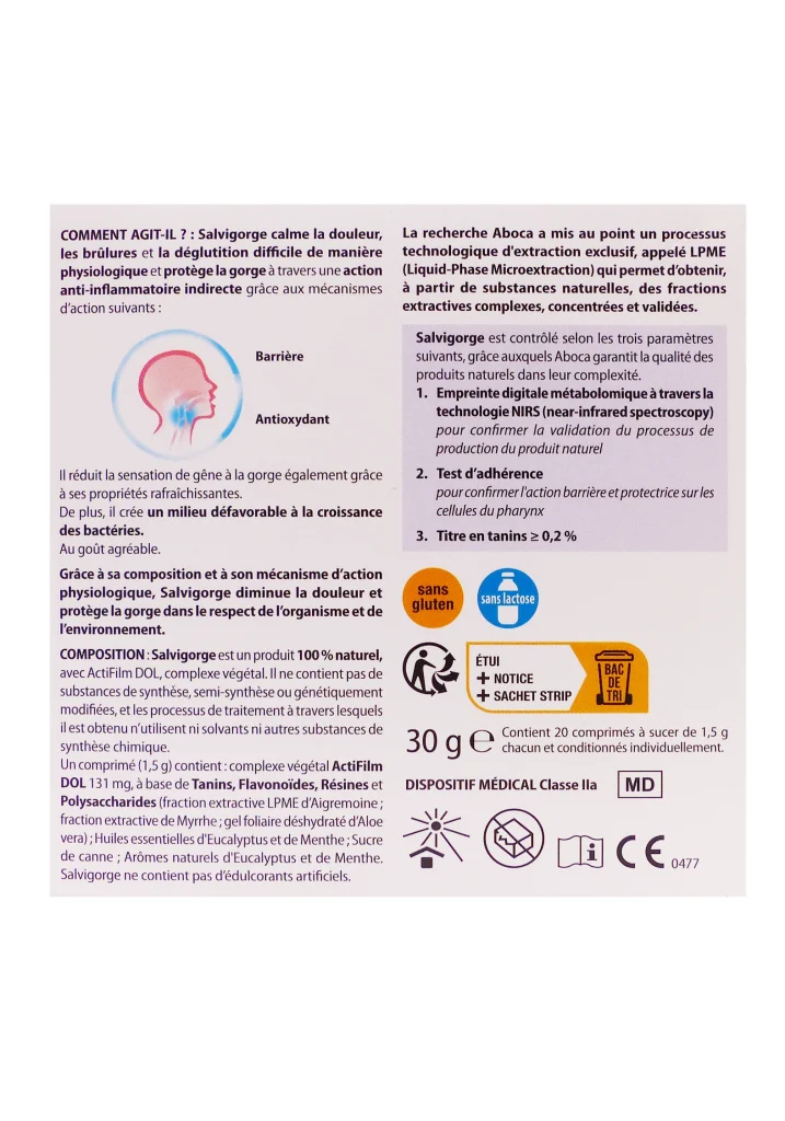 dos salvigorge comprimes