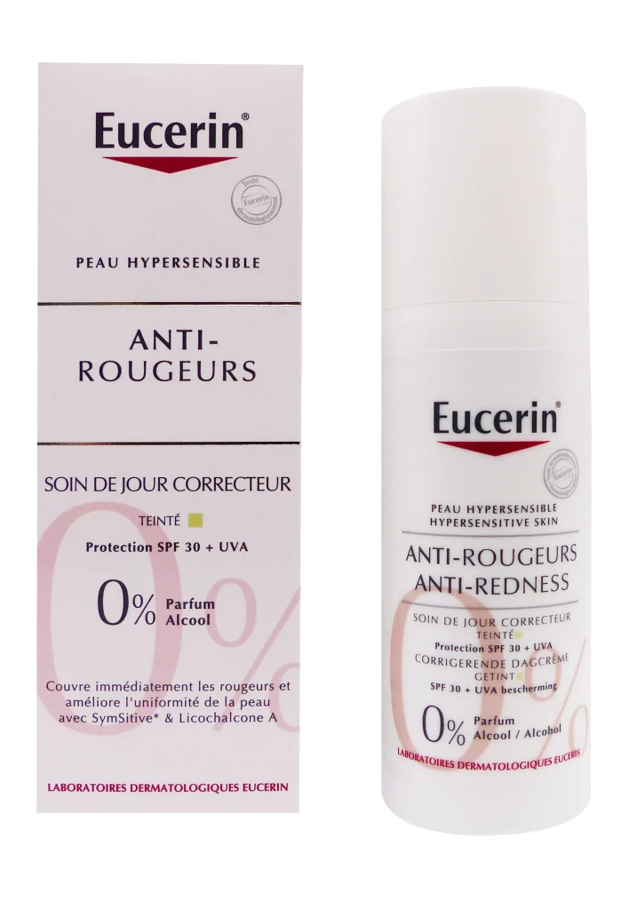 eucerin anti rougeurs soin jour teinte spf 30