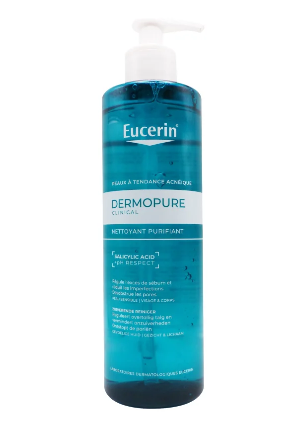 eucerin dermopure clinical gel nettoyant purifiant