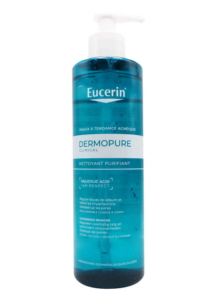 eucerin dermopure clinical gel nettoyant purifiant