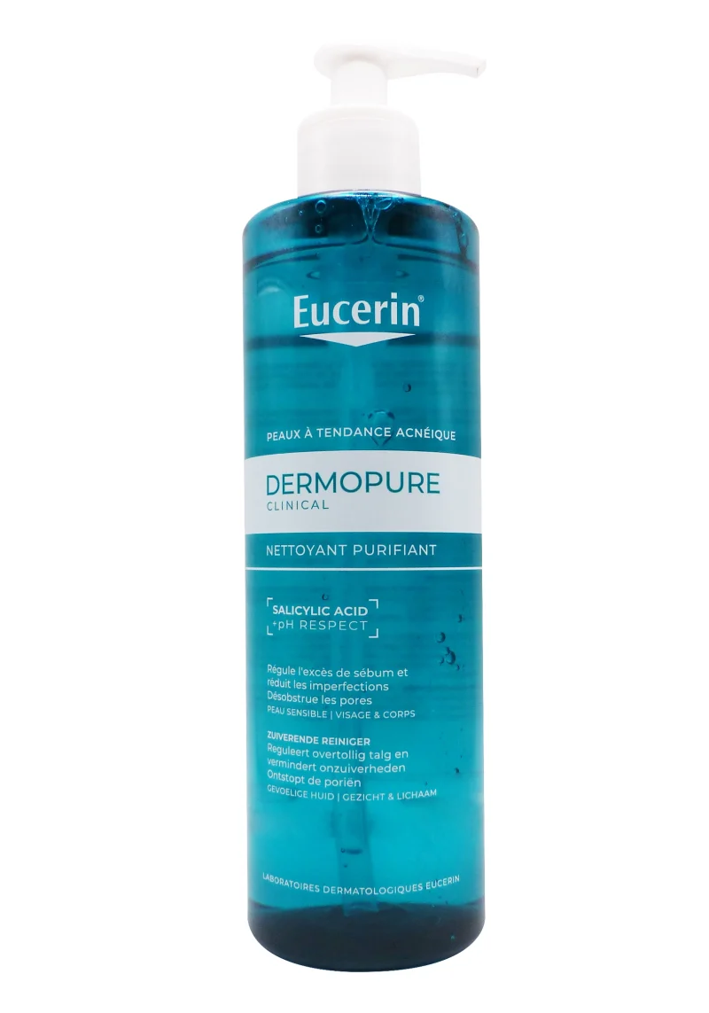 eucerin dermopure clinical gel nettoyant purifiant