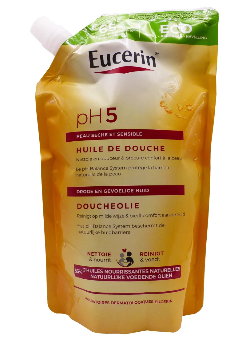 eucerin ph5 huile de douche recharge