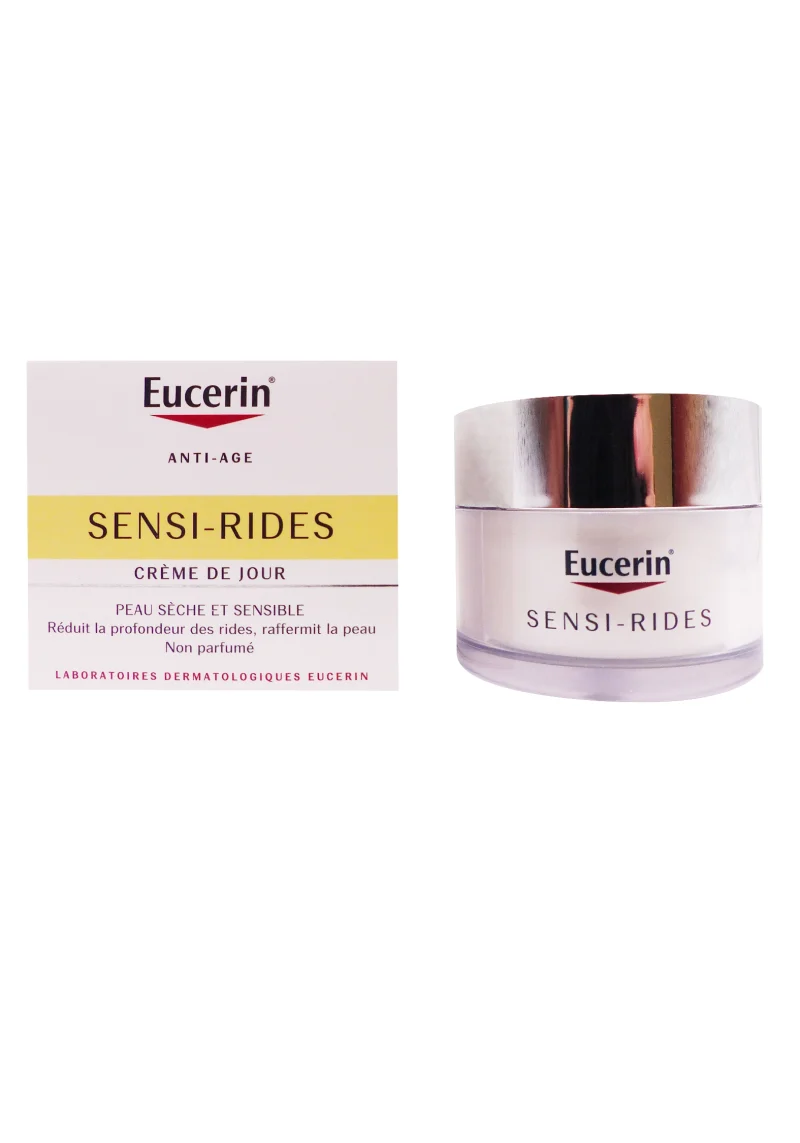 eucerin sensi rides creme jour peau seche et sensible
