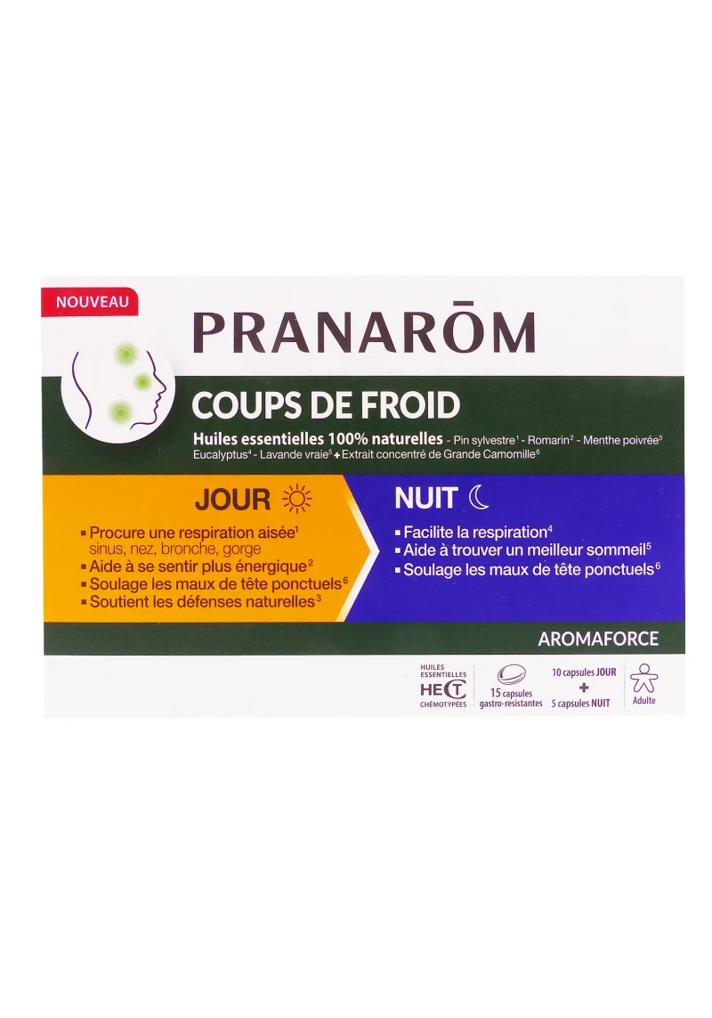 pranarom coup de froid jour nit