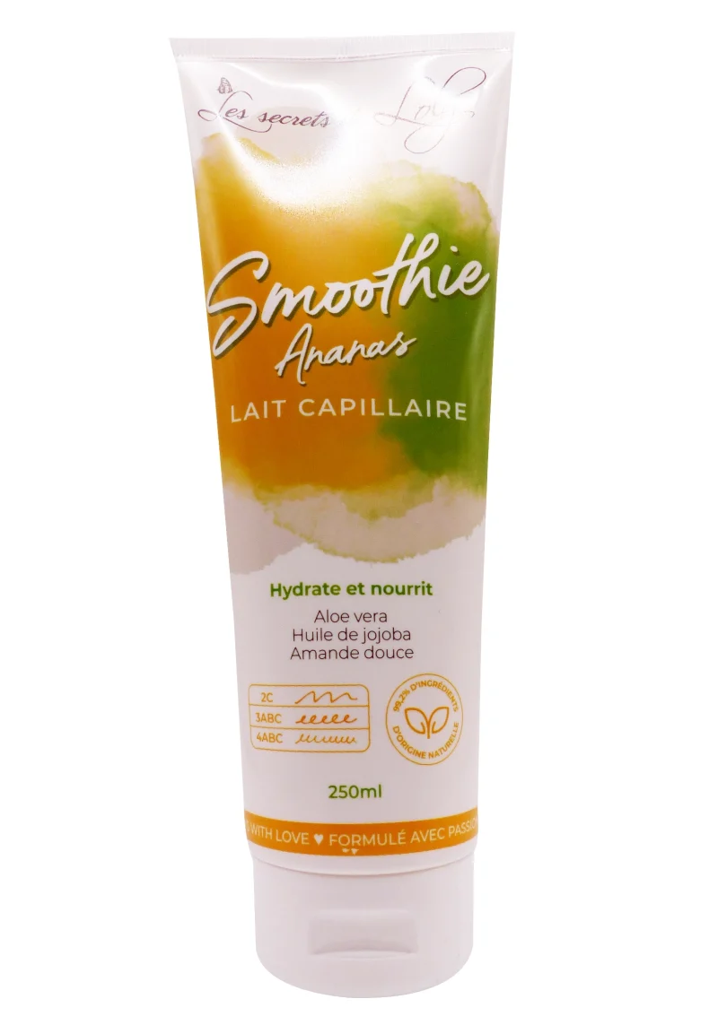smoothie ananas lait capilaire secrets de loly