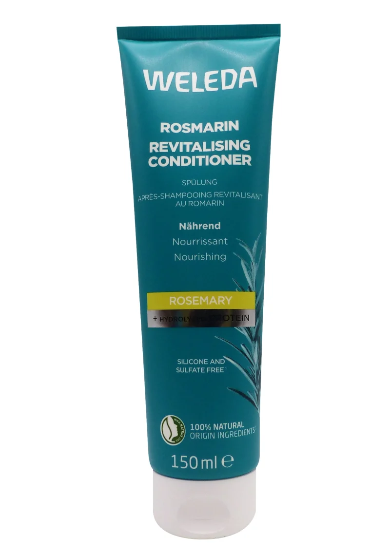 weleda apres shampooing revitalisant au romarin 150 ml