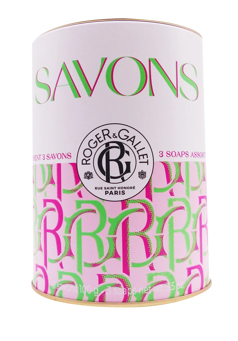 3 savons roger et gallet boite rose