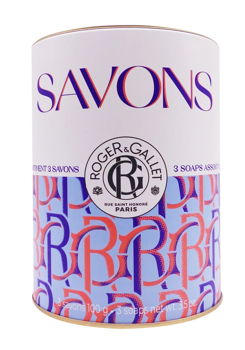 3 savons roger et gallet lavande fleur de figuier et d'osmanthus