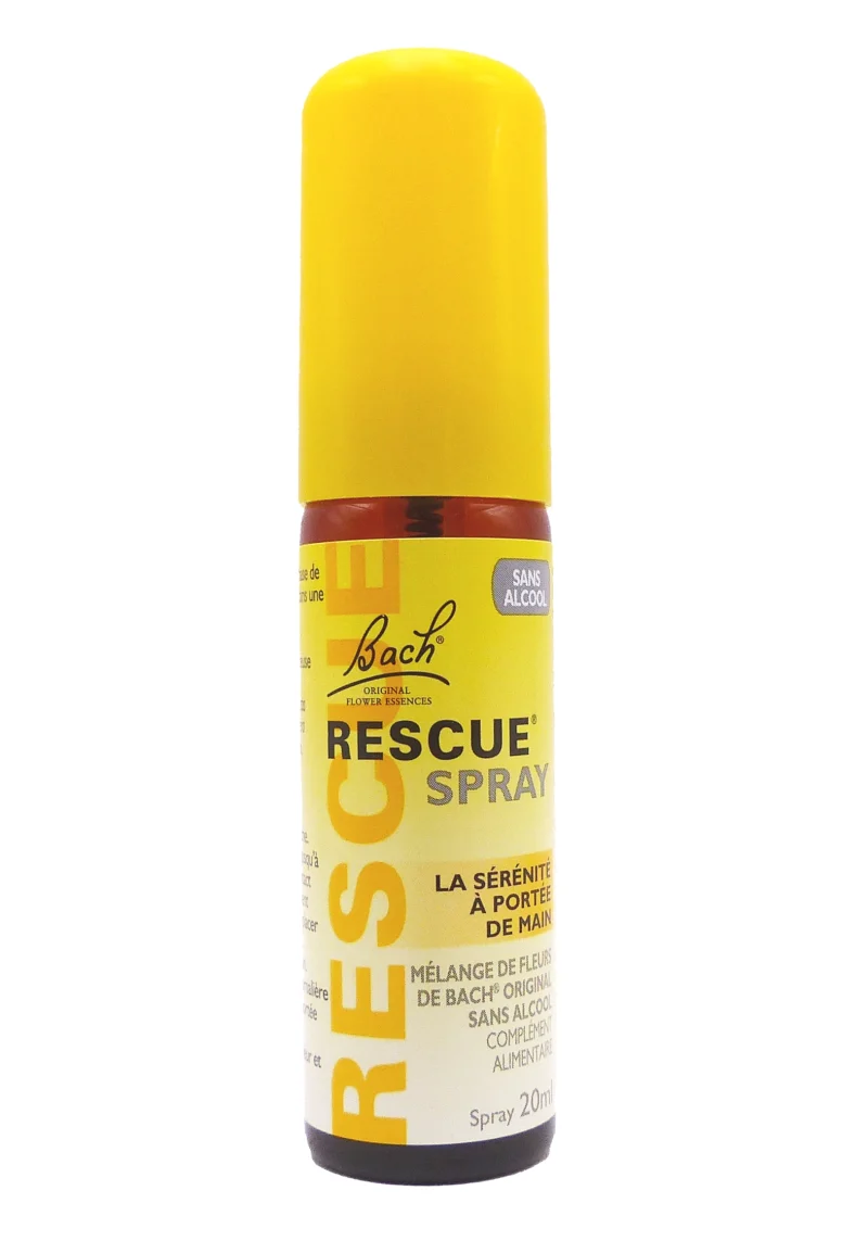 bach rescue spray sans alcool
