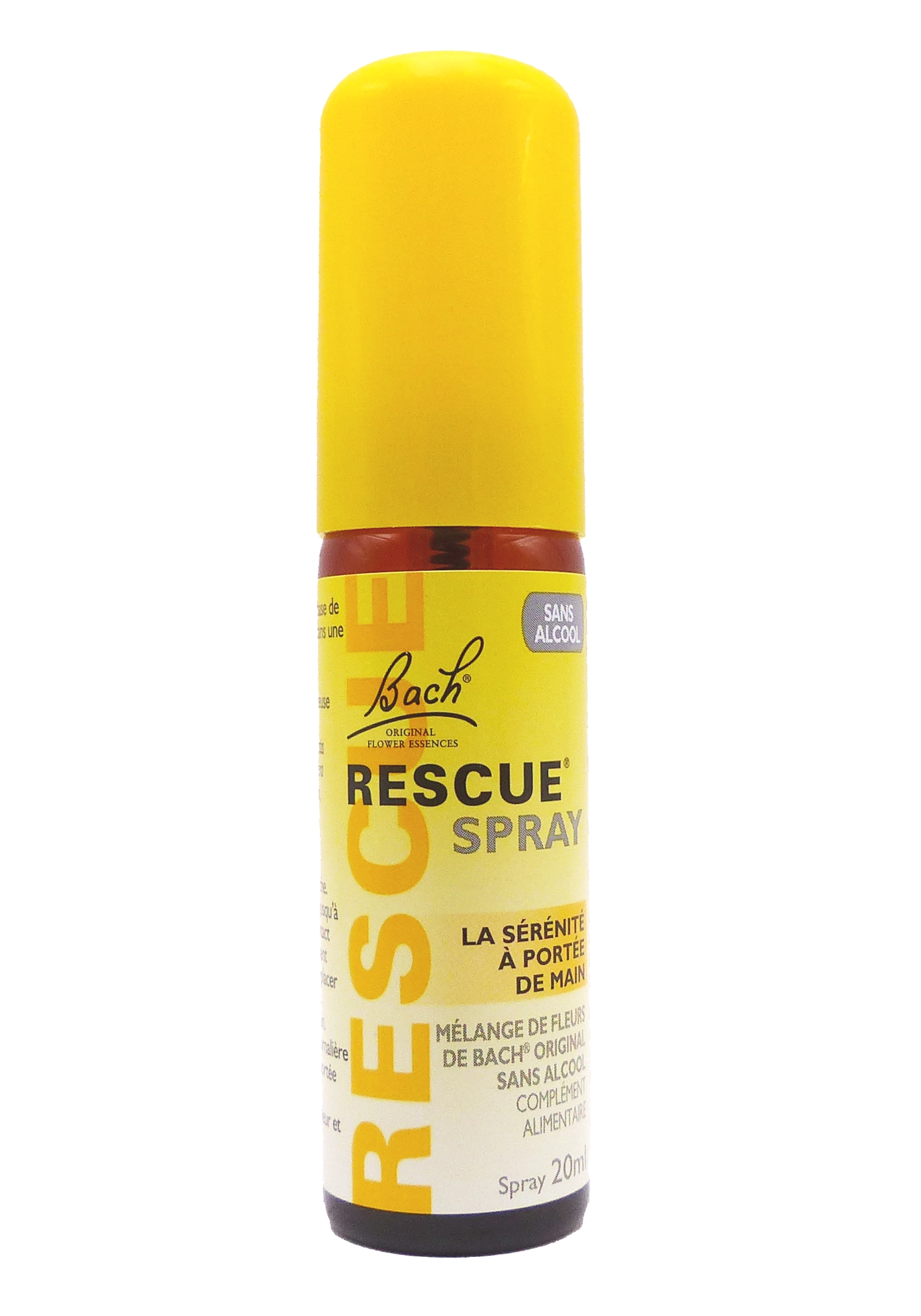 RESCUE SPRAY SANS ALCOOL 20ML 1 bach rescue spray sans alcool