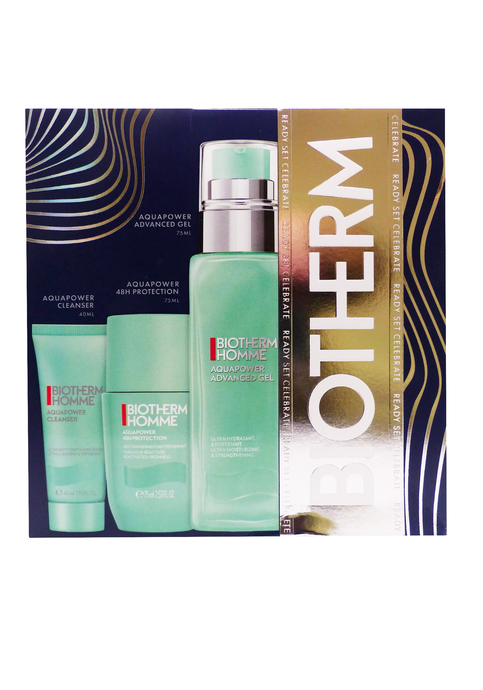 BIOTHERM AQUAPOWER COFFRET HOMME 1 biotherm homme cofret ready set celebrate
