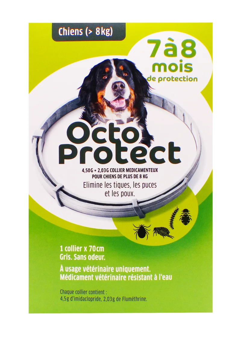 chiens octo protect 1 collier sup 8kg