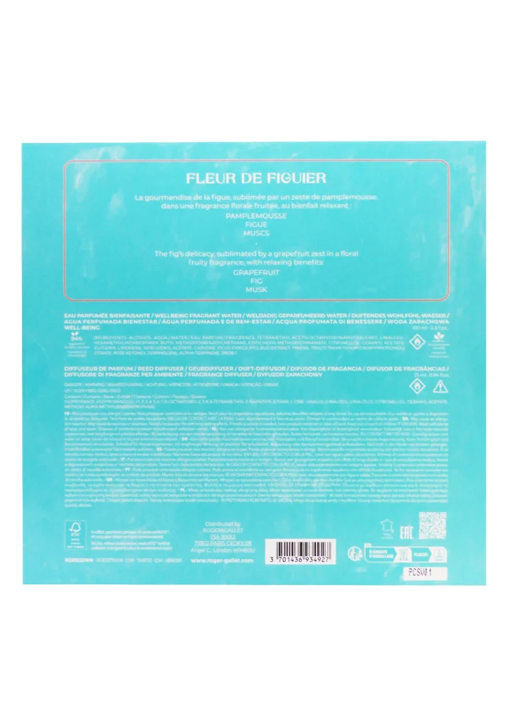 coffret fleur de figuier dos diffuseur