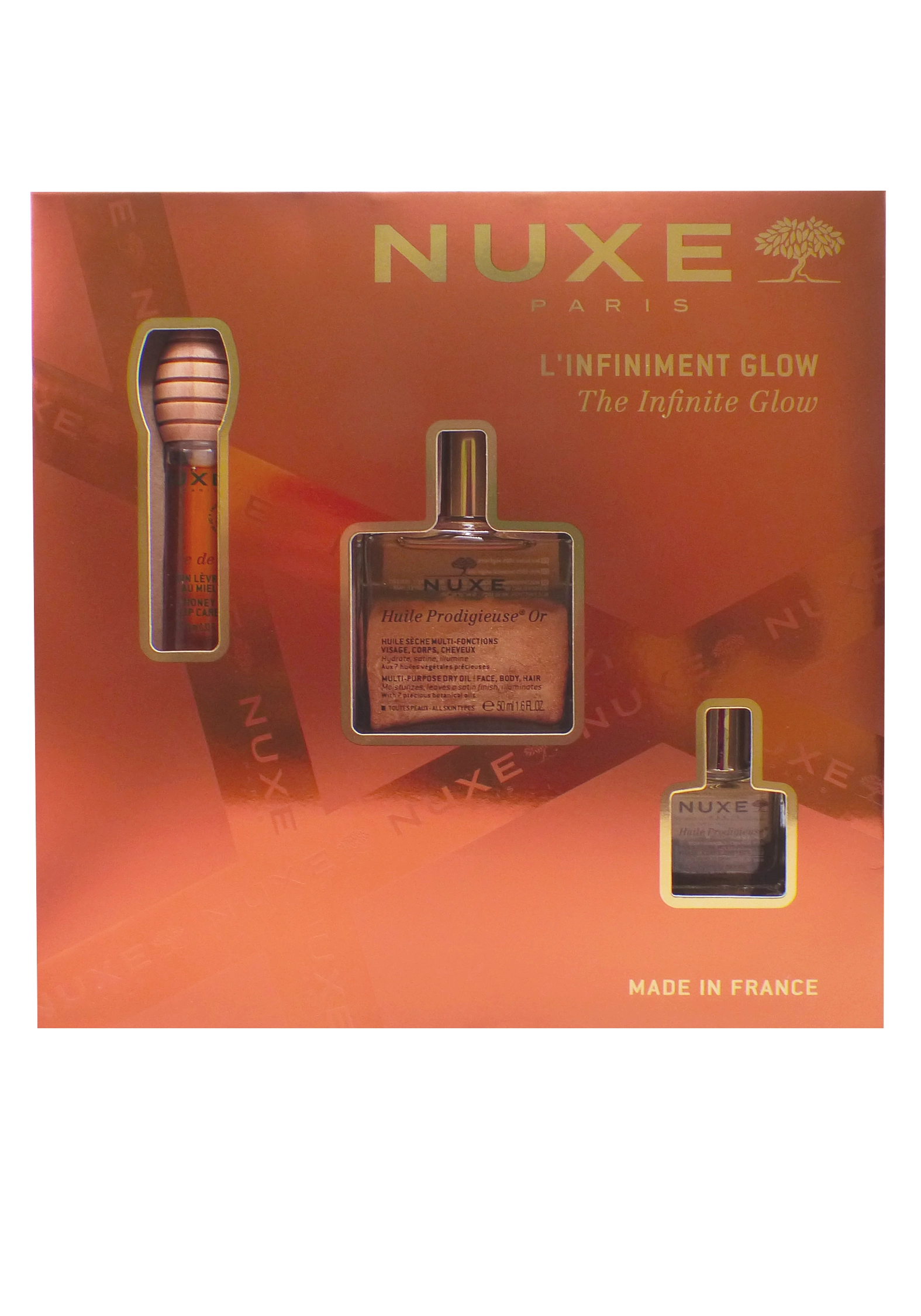 NUXE COFFRET NOËL L'INFINIMENT GLOW 1 coffret nuxe infiniment glow