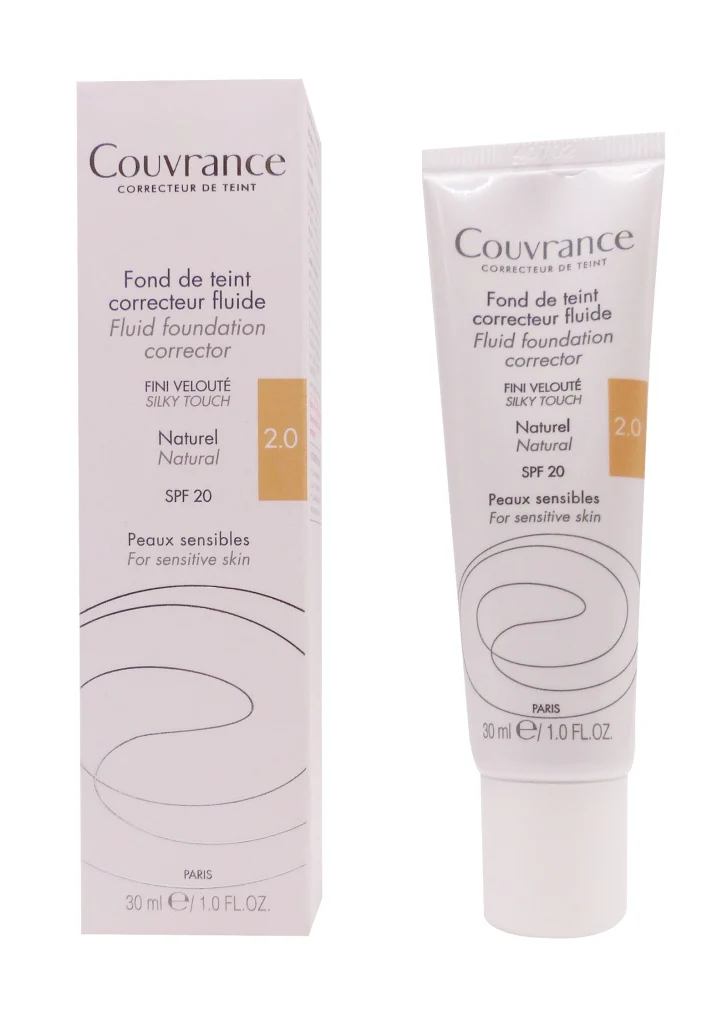 couvrance fond de teint correcteur fluide naturel 2.0 30 ml avene 1