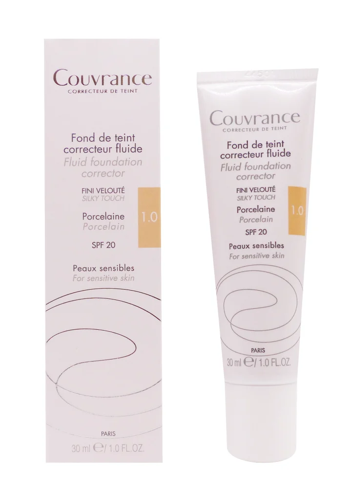 couvrance fond de teint fluide porcelaine 1.0 avene
