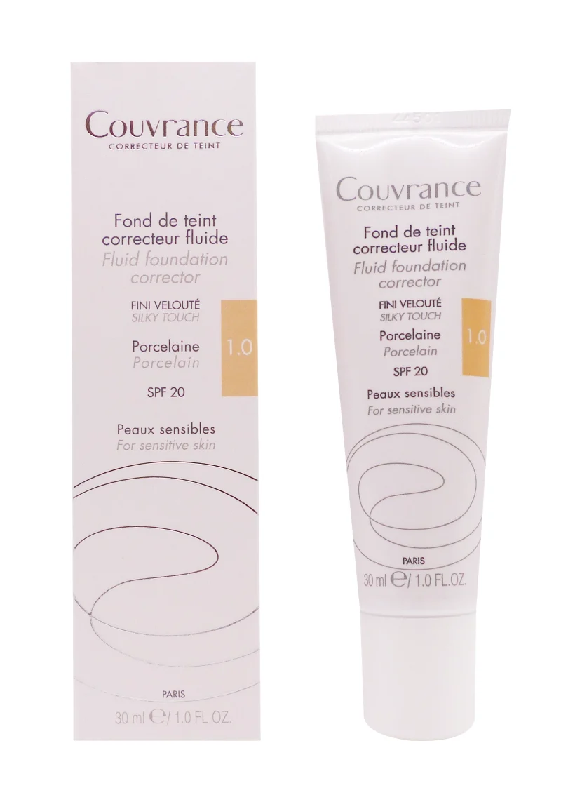 couvrance fond de teint fluide porcelaine 1.0 avene
