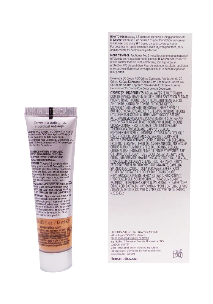 dos cc it cosmetics tan