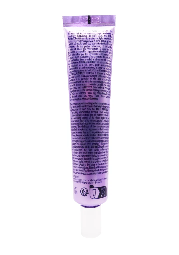 ERBORIAN CC DULL CORRECT 45ML 5 dos creme cc dull tube