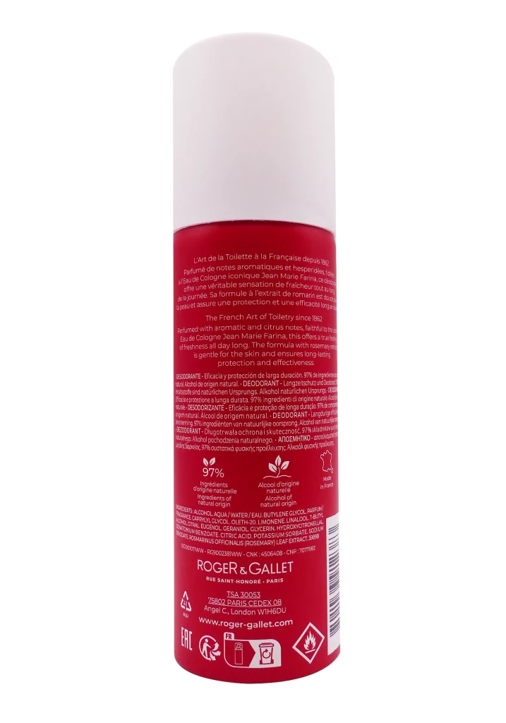 dos deodorant roger et gallet