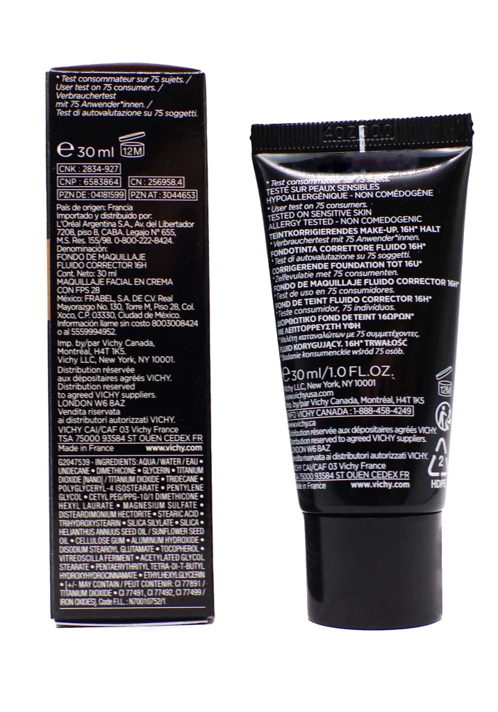 dos dermablend fond de teint vichy 1 1