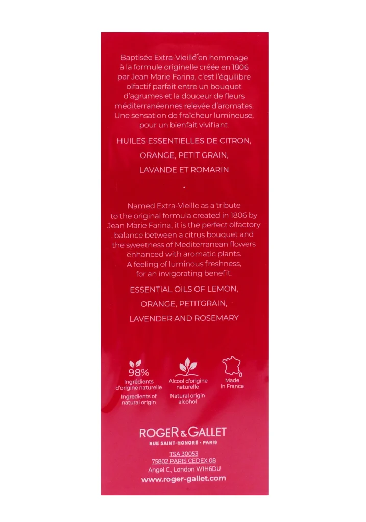 dos eau de collogne roger et gallet 100 ml 1 1