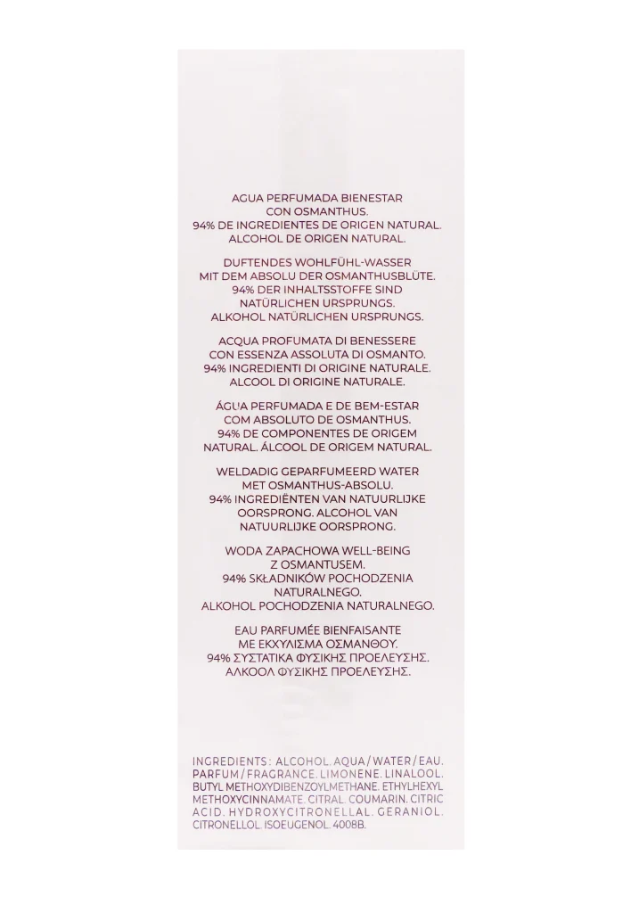 ROGER & GALLET EAU PARFUMEE FLEUR D'OSMANTHUS VAPORISATEUR 100ML 3 dos fleur dosmanthus eau parfumee roger et gallet 100 ml