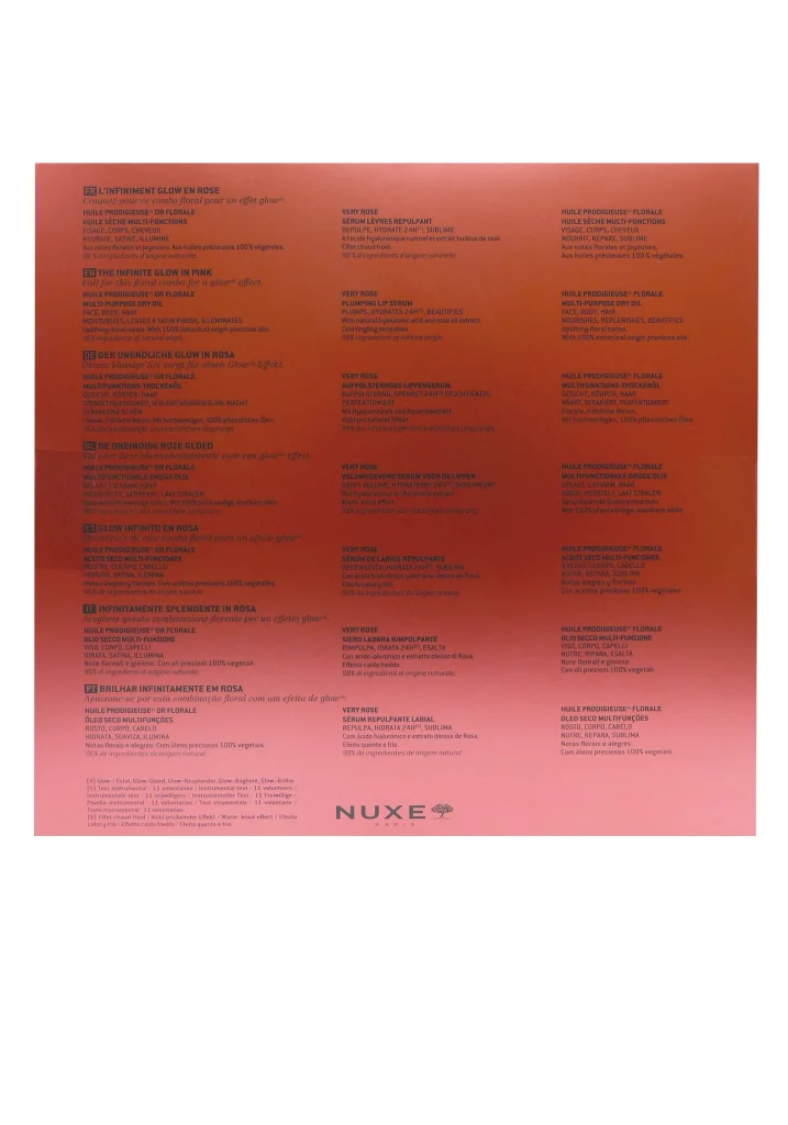 dos nuxe cofferet infiniment glow rose