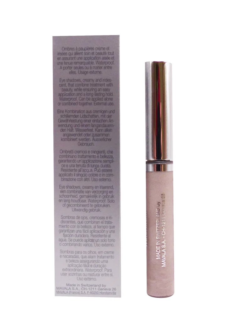 MAVALA OMBRES A PAUPIERES HYDRATANTE CAPPUCCINO 10ML 3 dos ombre a paupiere cappuccino