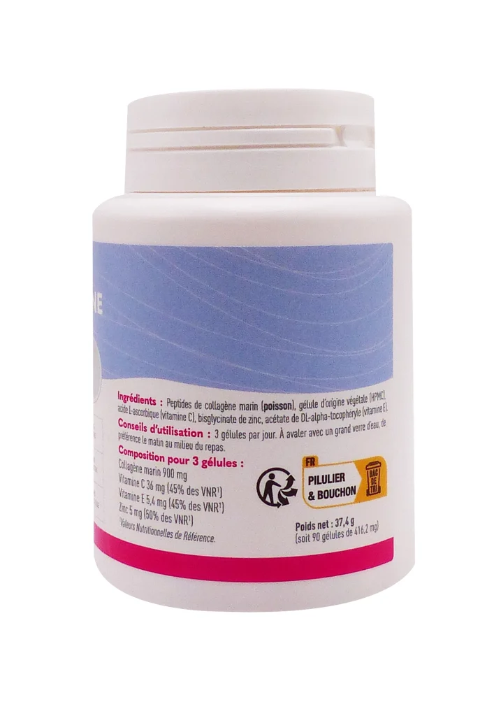 PHARMASCIENCE COLLAGENE MARIN 90 GELULES 3 dos pharmascience collegene marin gelules
