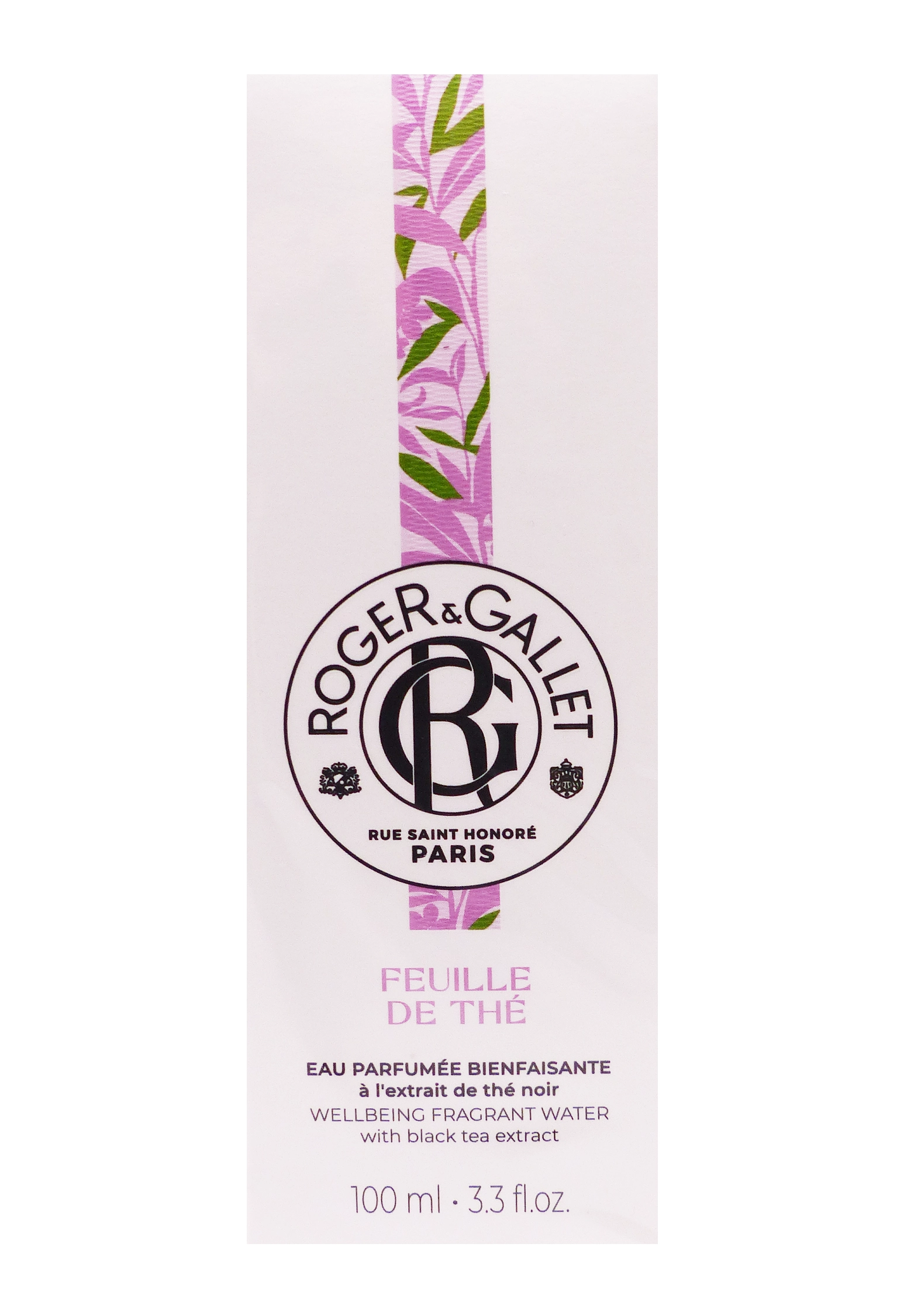 ROGER & GALLET EAU PARFUMEE FEUILLE DE THE 100ML 1 eau parfumée feuille de thé roger & gallet 100 ml