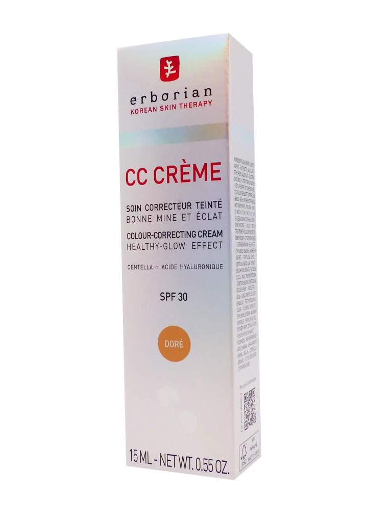 ERBORIAN CC CREME CLAIR SPF30, 15ML 2 erborian cc creme dore 15 ml