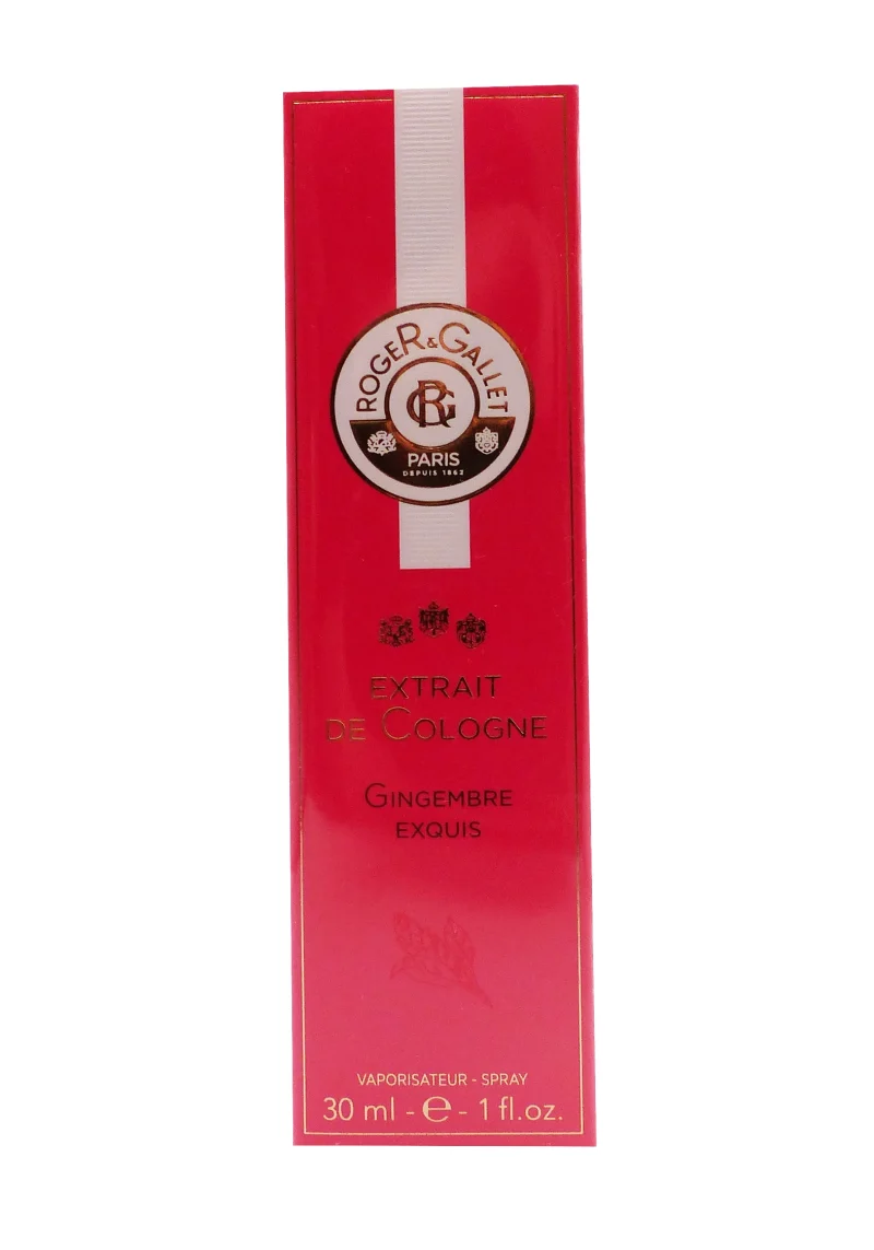 extrait de cologne 30 ml gingembre exquis roger et gallet