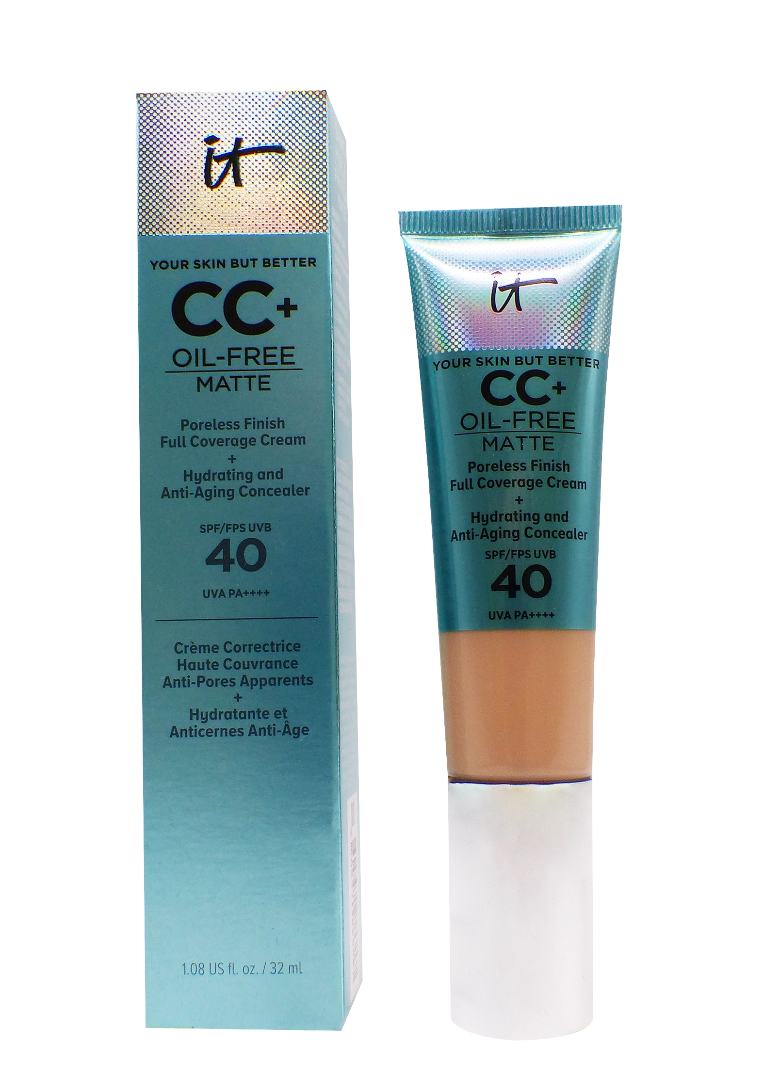 IT COSMETICS CREME CC+ TEINTE LIGHT SPF 40, 32ML 1 it cosmetics cc+ light spf 40