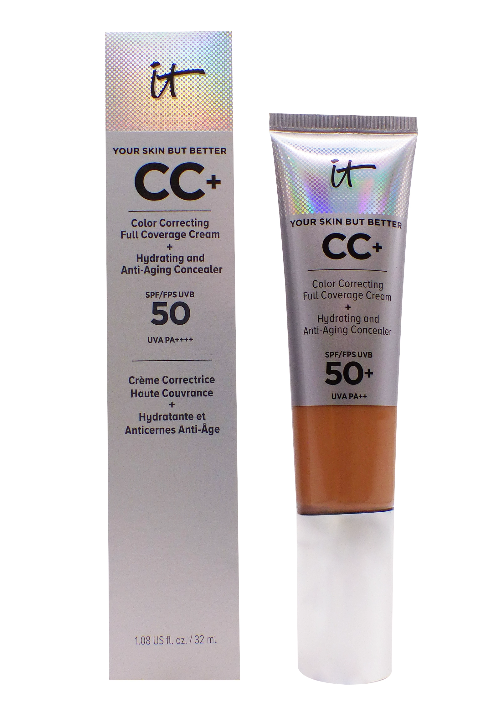 IT COSMETICS CC+ CREME TEINTE TAN SPF 50, 32 ML 1 it cosmetics cc+ spf 50 32 ml tan