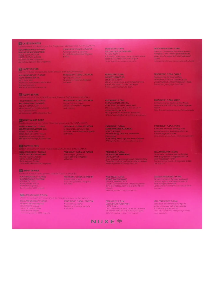 NUXE COFFRET NOËL LA FÊTE EN ROSE 3 la fete en rose coffret nuxe dos