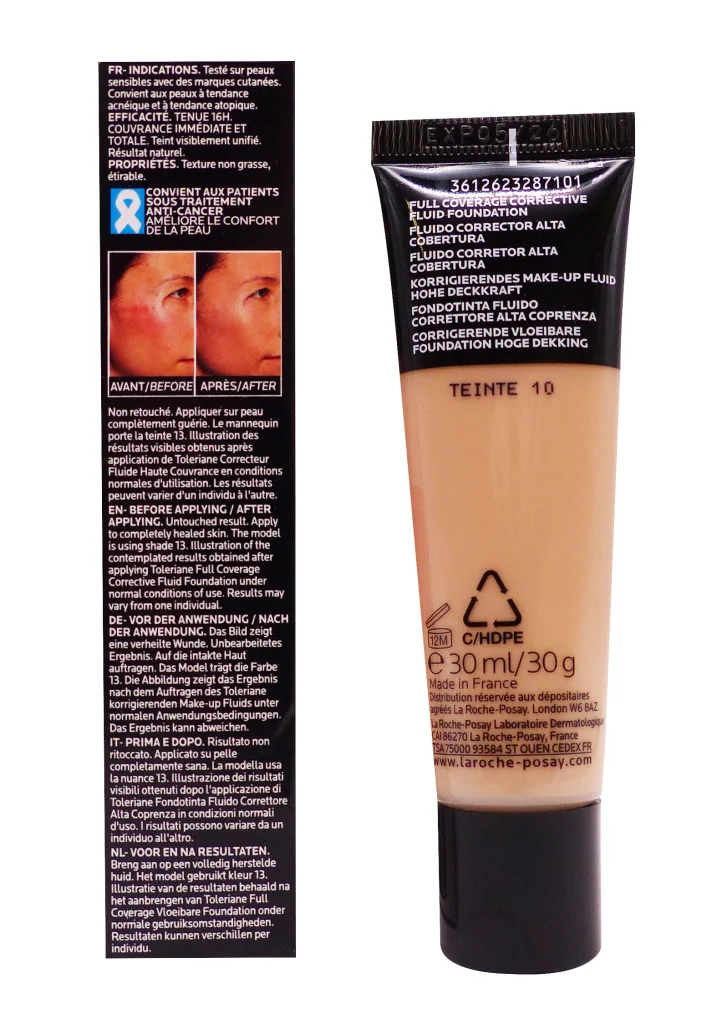 la roche posay fluide dos teinte 10