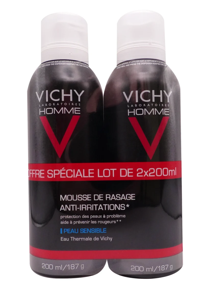 lot vichy homme 200 ml