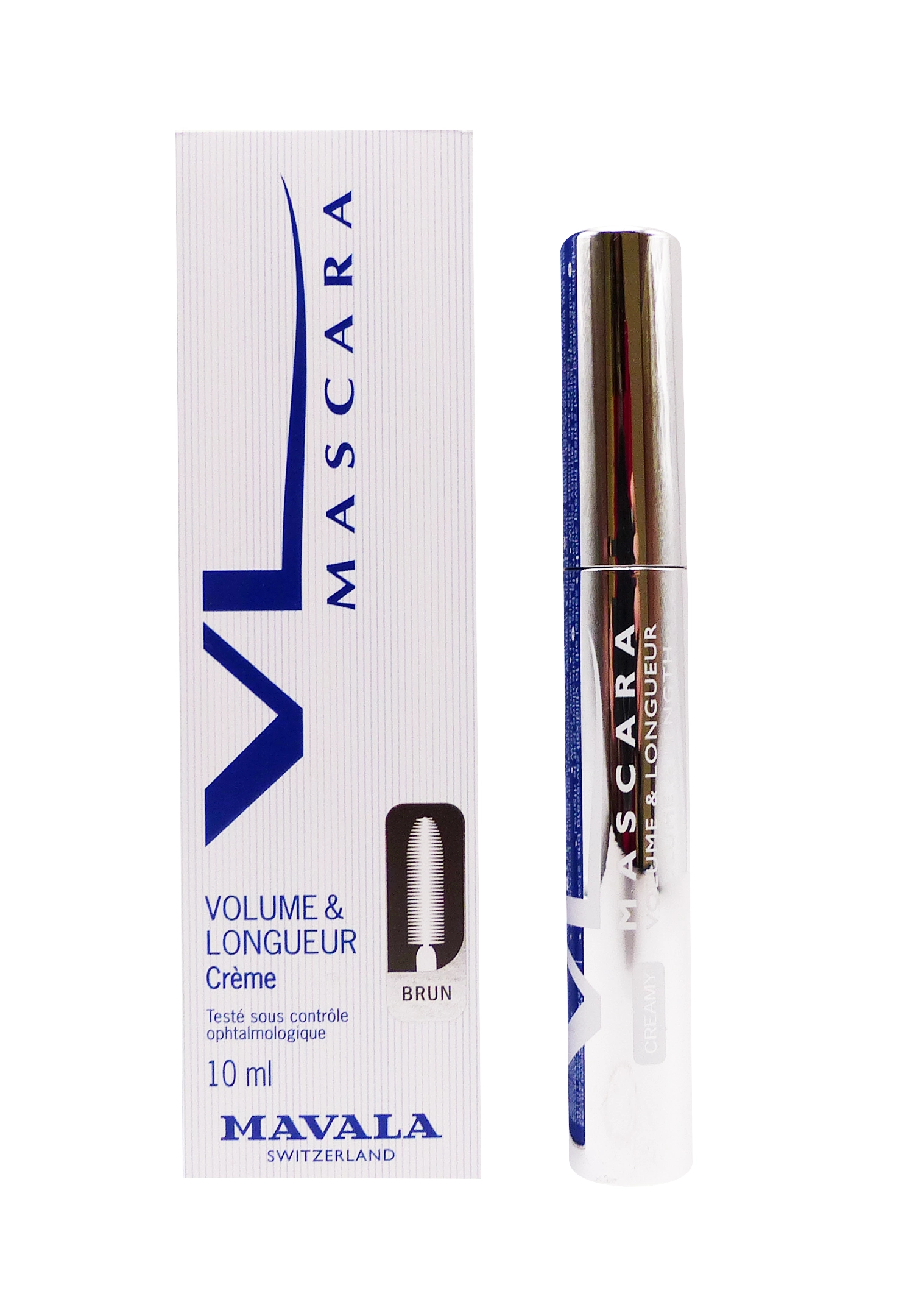 MAVALA MASCARA CREME BRUN 10ML 1 mavala mascara brun volume et longueur