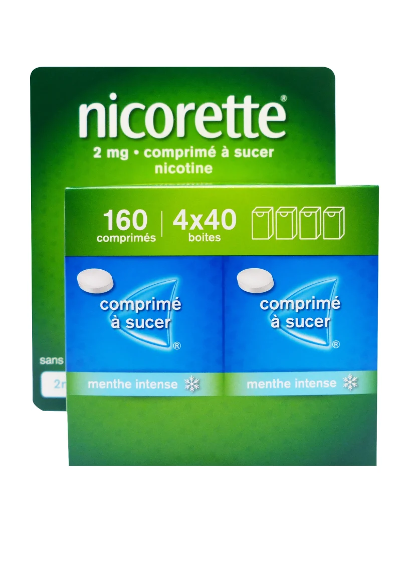 nicorette 2 mg 160 comprimés menthe intense
