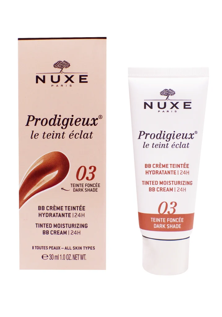 nuxe bb creme prodigieux teinte foncee 03 30 ml